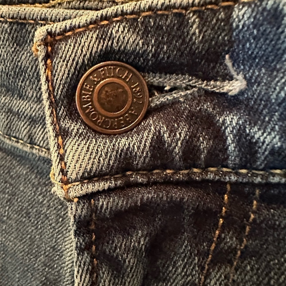 Abercrombie Fitch A&F Stretch Skinny Jeans Mens 30 x 32 Dark Wash Preppy - Picture 6 of 8